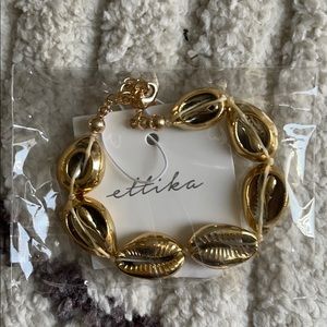 Seven Seas 18k Gold Plated Shell Bracelet